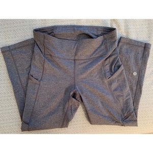 Lululemon Grey Cropped Leggings